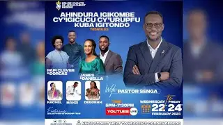 AHINDURA IGIKOMBE CY' IGICUCU CY'URUPFU KUBA IGITONDO  WITH  Pst Senga Emmanuel  DAY 3