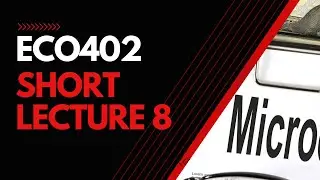 ECO402 Short Lecture 8