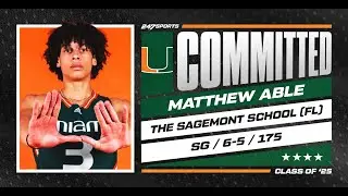 WATCH: 4-Star SG Matthew Able commits to Miami Hurricanes