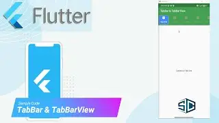 Flutter TabBar & TabBarView by Sample Code | Flutter Tutorial | Flutter 2023