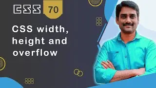 CSS width, height and overflow Property - CSS Tutorial 70