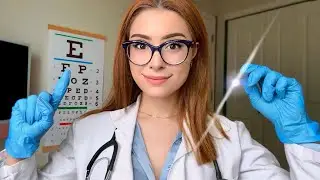 ASMR The Most DETAILED Cranial Nerve Exam Roleplay 👩‍⚕️ Doctor Exam, Ear, Eye & Hearing Test