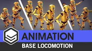 ANIMATION Base Locomotion - Animation Showcase by #syntystudios