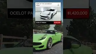✅ТОП 5 САМЫХ БЫСТРЫХ СПОРТКАРОВ В GTA 5 Online #shorts