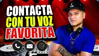 🔥 GRABAR TUS VOCES DE DJ 🎧 ESTOS SON LOS CONTACTOS CON LOS LOCUTORES @DjDarrelElapoderado ✔