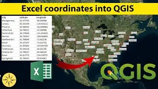 Importing Excel coordinates into QGIS