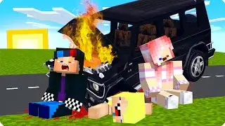 🔥🚗ШЕДИ ЛЕСКА И НУБИК ПОПАЛИ В АВАРИЮ В МАЙНКРАФТ! MINECRAFT