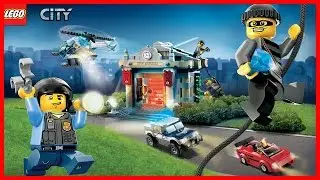 Lego City Полицейская машина, погоня за преступниками Лего Сити Super Транспорт