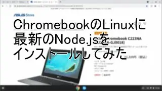 ChromebookのLinuxに最新のNode.jsをインストールしてみた 20240211