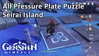 All Pressure Plate Puzzle Seirai Island Genshin Impact