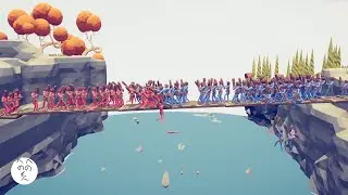 MAKE The Bridge in TABS Map Creator TIMELAPSE Totally Accurate Battle Simulator