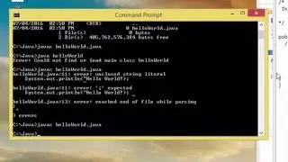 Java How to run a java program on command line (CMD)!