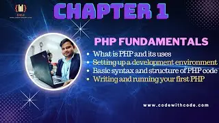 ✅ PHP Tutorial For Beginners Chapter 1 in Hindi  |  Code With Code