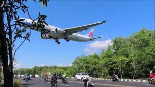 Plane Spotting Ngurah Rai Airport Bali, Nonton Pesawat Terbang Landing dan Take Off di Bandara Bali