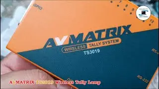 Avmatrix TS3019 Wireless Tally System : unboxing .