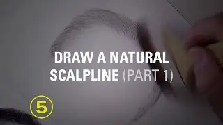 How to Draw a Natural Looking Scalpline (part 1) — A Drawing Critique