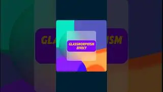 10/50 Tricks: Glassmorphism Effect in CSS | HTML CSS JS Tricks #coding #html #css #glassmorphism