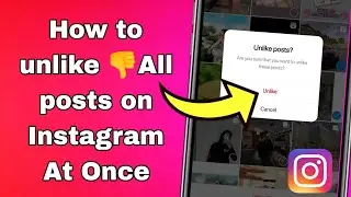 How To Unlike 👎 All Posts On Instagram at Once|| Instagram ke sare posts kesa unlike kare