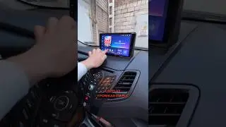 Магнитола 9 дюймов в Ford Fiesta с функциями gps, gsm, bluetooth, Carplay, камера заднего вида. OLLO