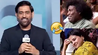 MS Dhoni FUN With His Wife Sakshi and Yogi Babu | Nadia | Ivana | Tolly talkies