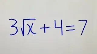 A nice math olympiad algebra problem | Olympiad mathematics  (x)=?