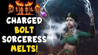 Melting Monsters with Charged Bolt Sorceress Build in Diablo 2 Resurrected / D2R