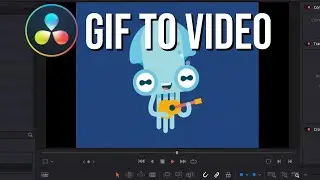 Animated GIFs to Video in Resolve 16 Workaround ~ Tutorial for Beginners