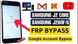 Samsung J2 Core (J260F) Frp Bypass Without Pc | Samsung J260F Google Account Remove | 2024  Method💯