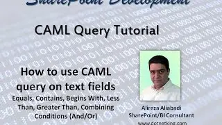 How to use CAML query on SharePoint text fields (Equals, Contains, Begins With)