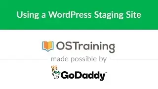 WordPress Beginner Tutorial #37: Using a WordPress Staging Site