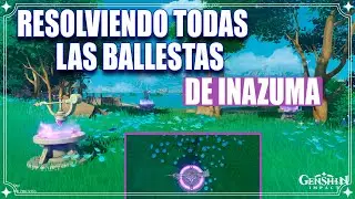 Resolviendo todas las Sondas del Relámpago (Ballestas) de Inazuma. Genshin Impact 2.0 Inazuma