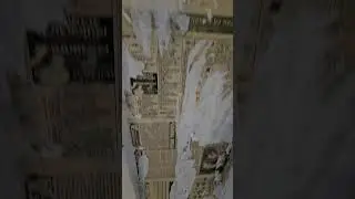 Зачем на стены клеили газеты?!