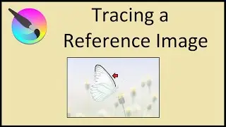 How to Set Up a Reference Image in Krita to Trace