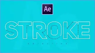 After Effects Tutorial: Stroke Animation In Adobe After Effects | No Third Party Plugin