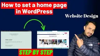 How to set a home page in WordPress || Change Your WordPress Homepage | Set As Homepage Any Page