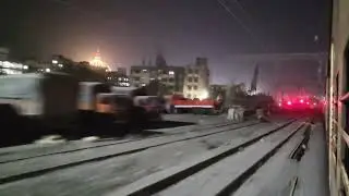 Last ICF run of 12129 azad hind sf exp || night relaxing ICF track sound #12129 #nightjourney