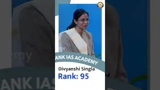 UPSC RESULT 2023 - Divyanshi Singla, Rank - 95 