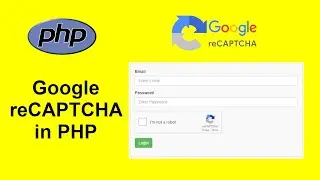 Login form with Google reCAPTCHA in PHP