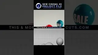 Dynamic Balloon Rig in Cinema 4D🎈C4D + Redshift Project File