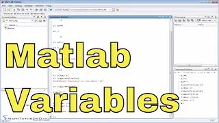 Matlab Online Tutorial - 11 - Clearing Variables