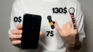 Cheap vs Expensive Wireless Mic for iPhone: Temu Mic vs Hollyland Lark M2