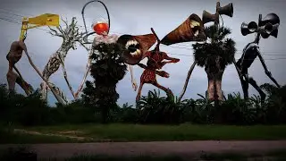 O.M.G..Siren Head Thunderbolt / Siren Head Dark Siren Head / Siren Head Upgraded in real life
