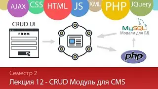 Лекция 2.12 - Web - Создание CRUD модуля для CMS на PHP