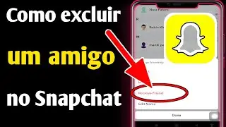 Como deletar um amigo no Snapchat |  (2023) excluir amigos do Snapchat