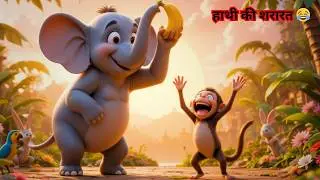 Naughty Elephant vs Crying Monkey: The ULTIMATE Funny Face-Off!