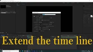 How To Extend The Timeline In After Effects ▶ How To Extend Your Timeline In After Effects New Video