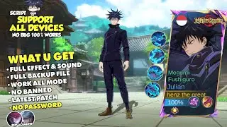 NEW Script Skin Julian Jujutsu Kaisen Megumi Fushiguro No Password - Full Effect & Sound With Logo