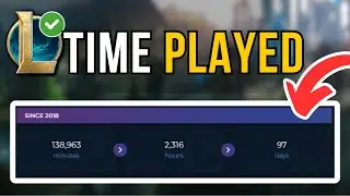 How To Check Time Played In League Of Legends (2024) | SEE HOURS PLAYED