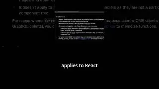 What To Know About Memoization In Next.js #nextjs #reactjs #webdevelopment
