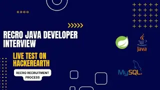 Recro Java Developer Interview Questions | Live Test on HackerEarth | Recro Recruitment Process